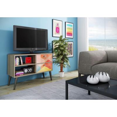 BRV Movies TV table with two shelve