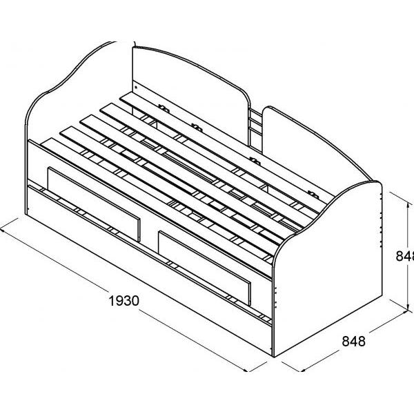 DIETALIA & DIEN Double bed with